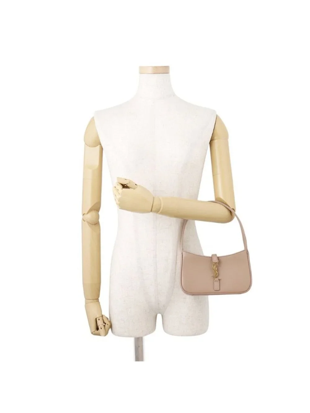 Saint Laurent Paris Handbag le 5 a 7 Mini Hobo Calfskin